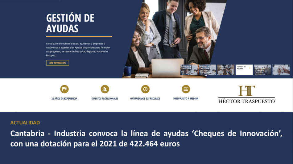 Convocatoria_cantabria_linea_ayudas_cheque_innovacion_2021_dotacion_422000_euros_gestion_de_ayudas_subvenciones_HT_Consultores